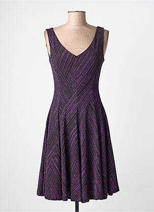 Robe mi-longue sans manche sans manche rose REVD'ELLE femme