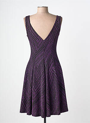 Robe mi-longue sans manche sans manche rose REVD'ELLE femme