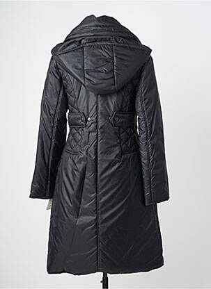 Doudoune poches a capuche noir LORENA PARIS femme
