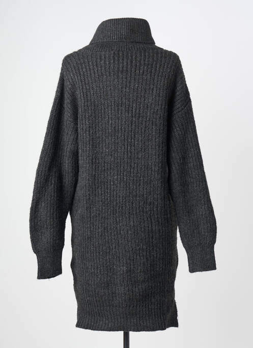 Robe pull stretch manches longues gris ÉTYMOLOGIE femme
