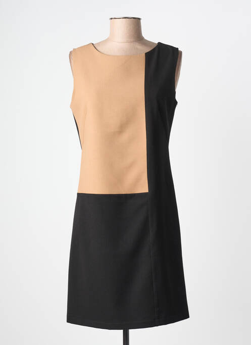 Robe courte sans manche sans manche noir MARIELY femme