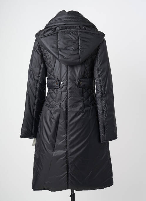 Doudoune poches a capuche noir LORENA PARIS femme