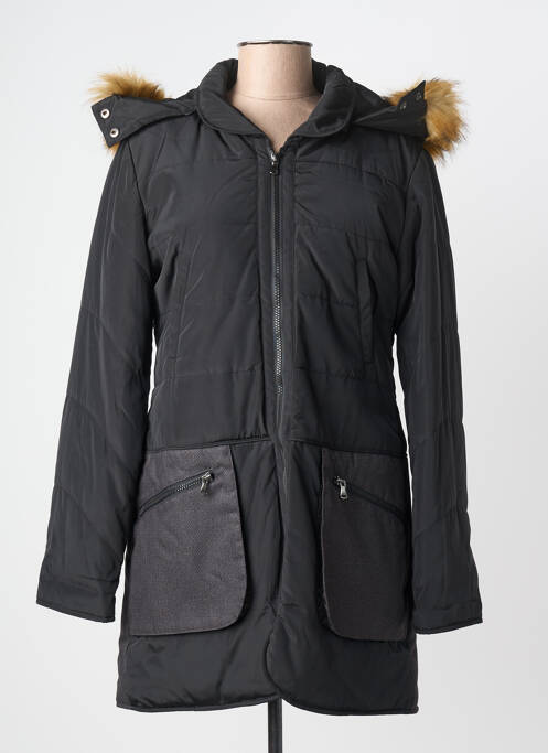 Doudoune poches a capuche noir C.MISSARO femme