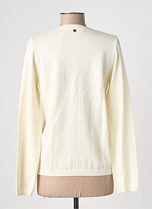 Gilet manches longues stretch beige ÉTYMOLOGIE femme