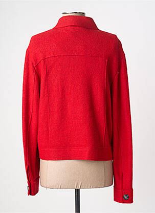 Veste casual poches rouge BARBARA LEBEK femme