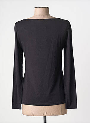 Top stretch manches longues noir JANIRA femme