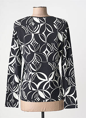 Top tissage jersey manches longues noir BARBARA LEBEK femme