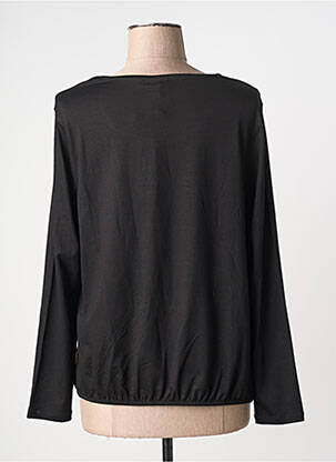 Top imprimé fantaisie manches longues noir BARBARA LEBEK femme