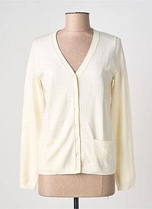 Gilet manches longues stretch beige ÉTYMOLOGIE femme