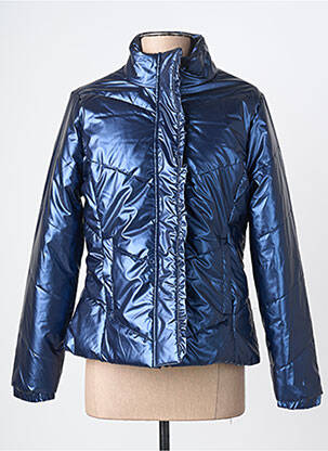 Doudoune poches sans capuche bleu ÉTYMOLOGIE femme