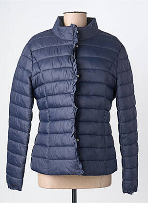 Doudoune poches sans capuche bleu ÉTYMOLOGIE femme
