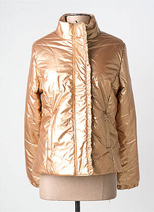 Doudoune poches sans capuche or ÉTYMOLOGIE femme