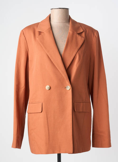 Blazer poches marron C'EST BEAU LA VIE femme