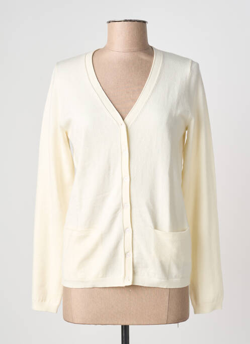 Gilet manches longues stretch beige ÉTYMOLOGIE femme