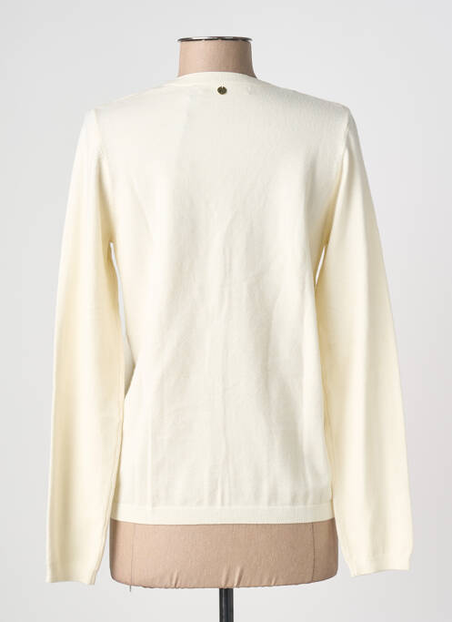 Gilet manches longues stretch beige ÉTYMOLOGIE femme