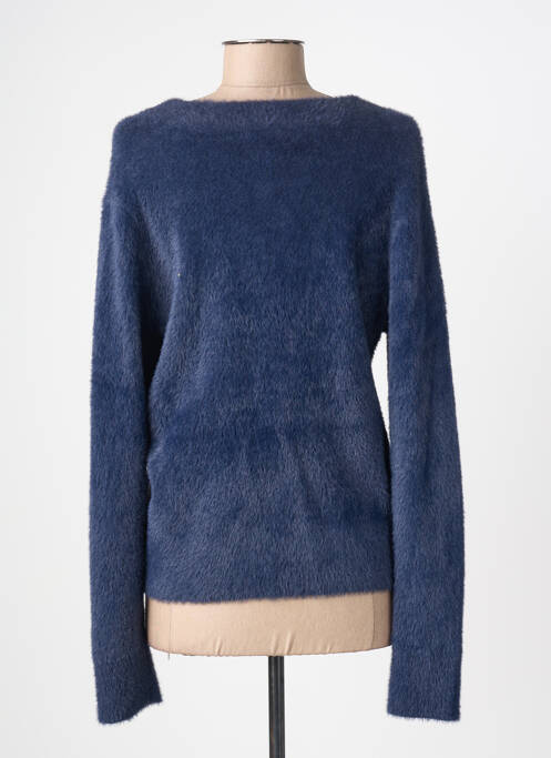 Gilet manches longues stretch bleu BARBARA LEBEK femme