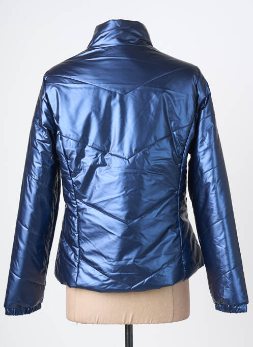 Doudoune poches sans capuche bleu ÉTYMOLOGIE femme