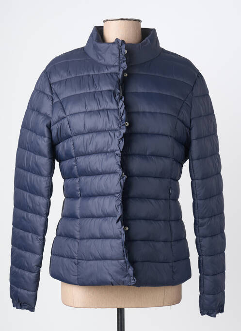 Doudoune poches sans capuche bleu ÉTYMOLOGIE femme