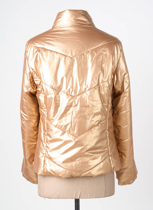 Doudoune poches sans capuche or ÉTYMOLOGIE femme