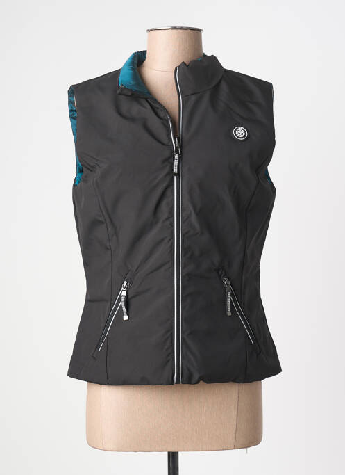 Doudoune poches sans capuche noir CHRISTINE LAURE femme