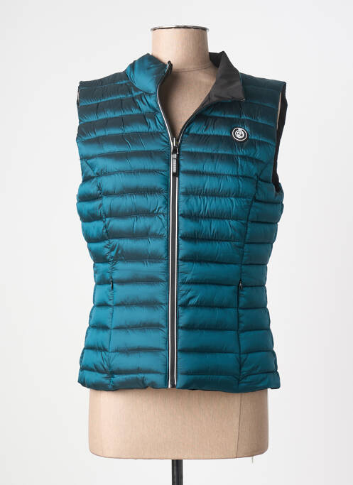 Doudoune poches sans capuche noir CHRISTINE LAURE femme