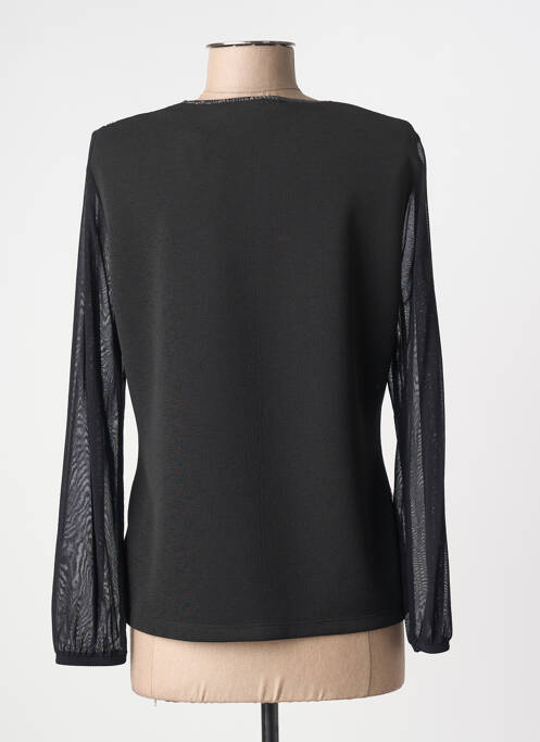 Top stretch manches longues argent GREGORY PAT femme