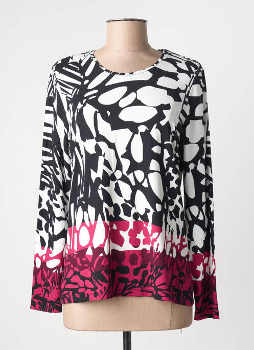 Top tissage jersey manches longues noir BARBARA LEBEK femme