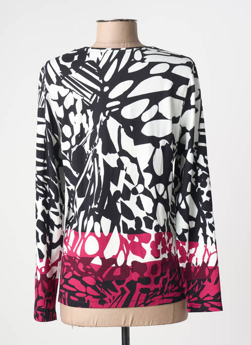 Top tissage jersey manches longues noir BARBARA LEBEK femme