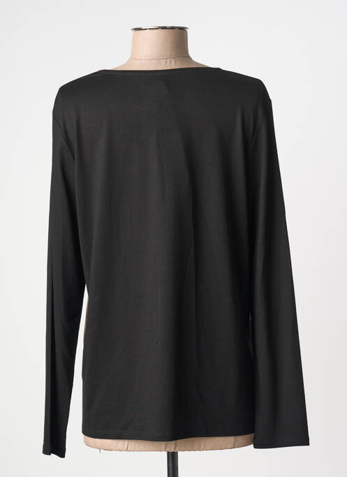 Top imprimé fantaisie manches longues noir BARBARA LEBEK femme