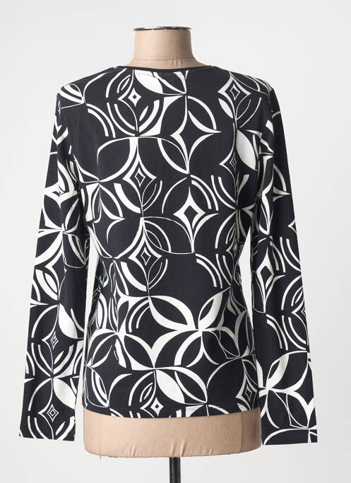 Top tissage jersey manches longues noir BARBARA LEBEK femme