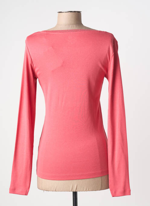 Top tissage jersey manches longues rose C'EST BEAU LA VIE femme