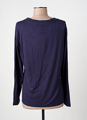 T-shirt manches longues manches longues bleu BARBARA LEBEK femme