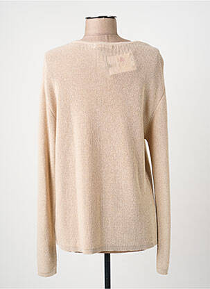 Gilet manches longues coupe cintrée beige ÉTYMOLOGIE femme
