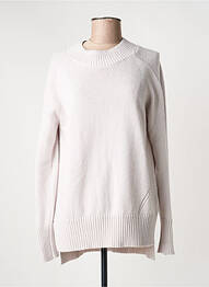 Pull col rond manches longues gris BARBARA LEBEK femme