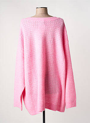 Pull coupe droite manches longues rose CISO femme