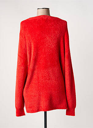 Pull coupe droite manches longues rouge BARBARA LEBEK femme