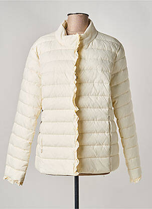 Doudoune poches sans capuche beige ÉTYMOLOGIE femme