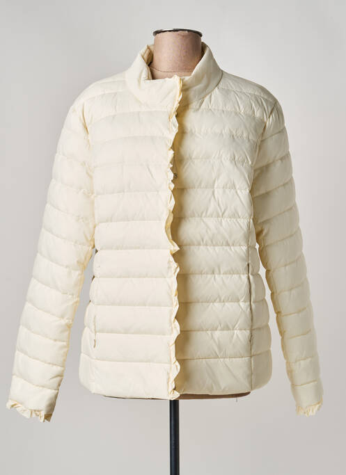 Doudoune poches sans capuche beige ÉTYMOLOGIE femme