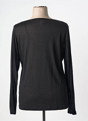 T-shirt manches longues manches longues noir PAUSE CAFE femme