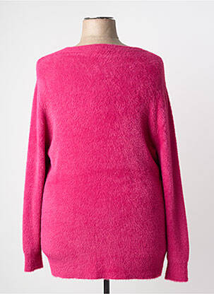 Pull coupe droite manches longues rose BARBARA LEBEK femme