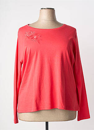 T-shirt manches longues manches longues rouge GEVANA femme