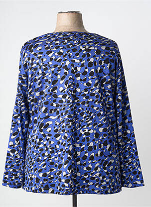 T-shirt manches longues manches longues bleu GUY DUBOUIS femme