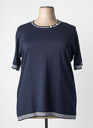 T-shirt coupe droite manches courtes bleu COLMAR femme