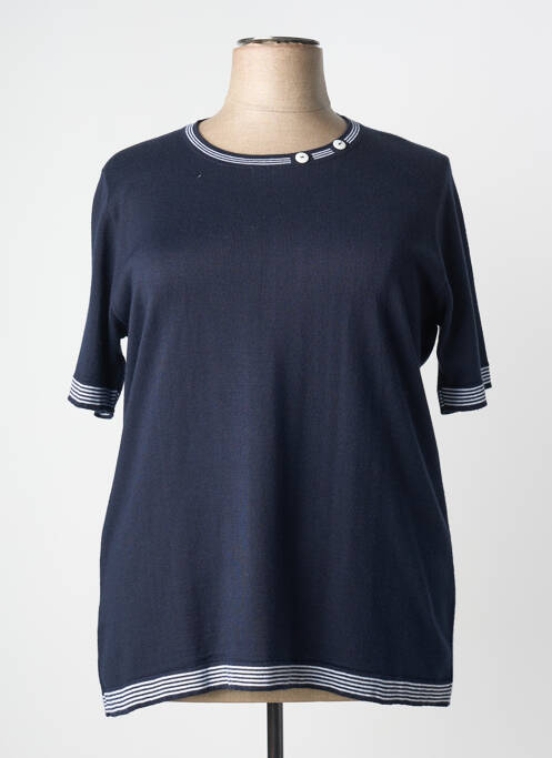 T-shirt coupe droite manches courtes bleu COLMAR femme