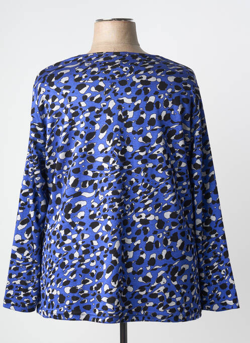 T-shirt manches longues manches longues bleu GUY DUBOUIS femme