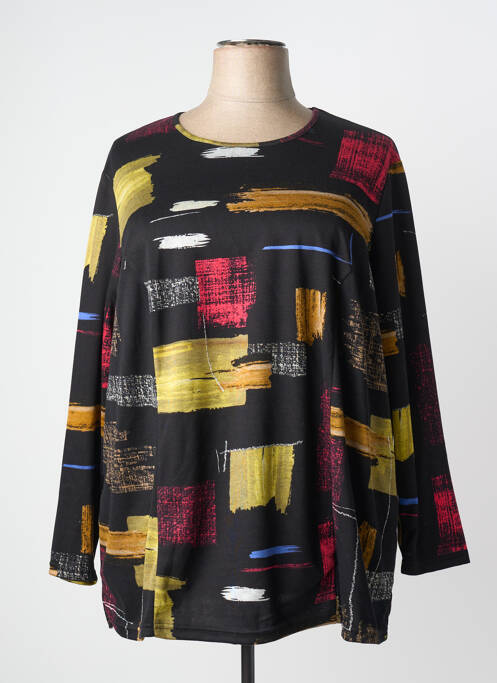 T-shirt manches longues manches longues noir GUY DUBOUIS femme