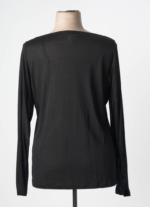 T-shirt manches longues manches longues noir PAUSE CAFE femme