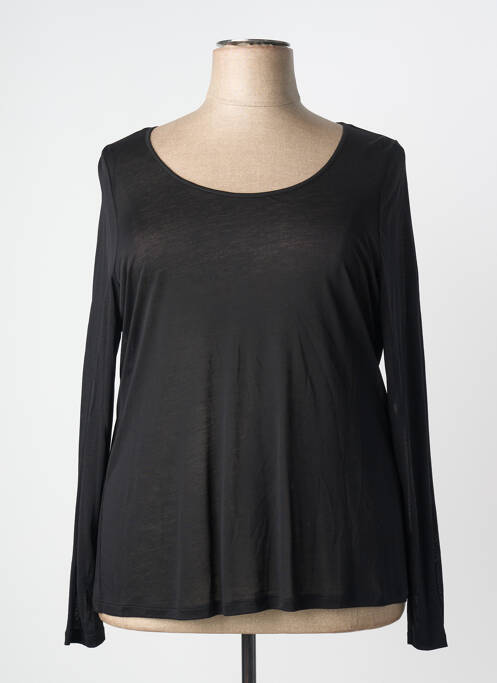 T-shirt manches longues manches longues noir PAUSE CAFE femme