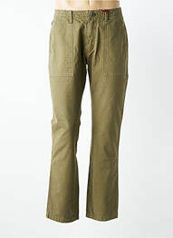 Pantalon chino poches taille normale vert IRON AND RESIN homme