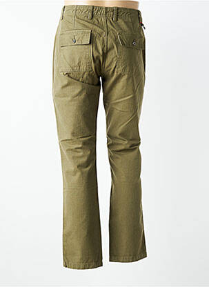 Pantalon chino poches taille normale vert IRON AND RESIN homme